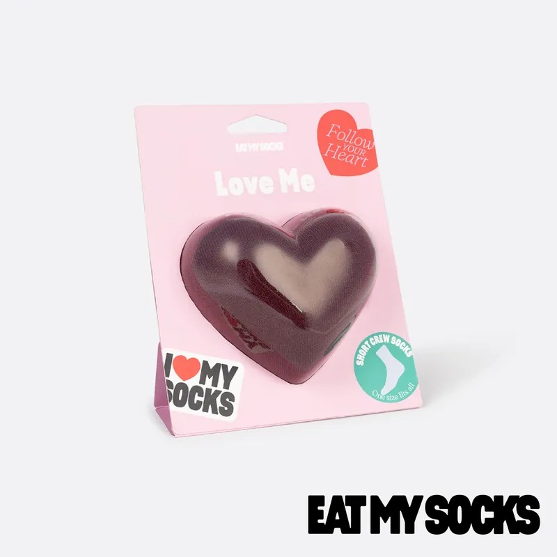EAT MY SOCKS ｜襪子｜趣味系列｜熱情的愛(兩色任選)◉70D036